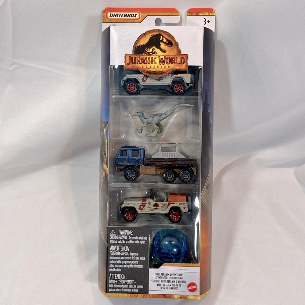 NIP Matchbox Jurassic World Dominion Set